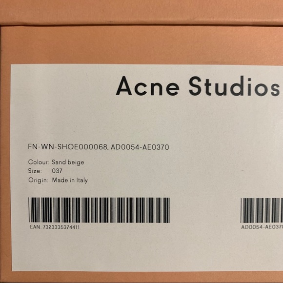 ACNE STUDIOS - Sand Beige Suede Ankle Boots - Picture 14 of 16